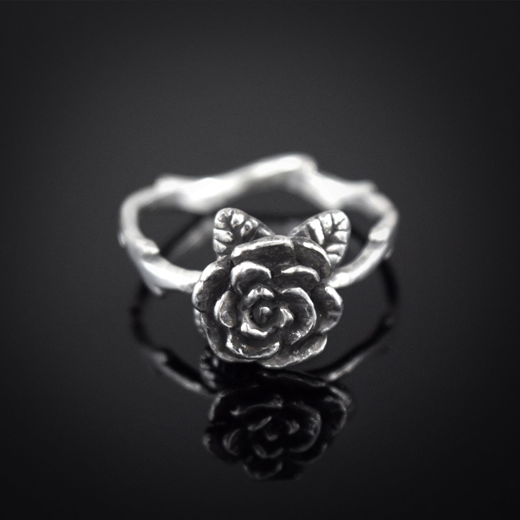 Flowing Mini Rose Ring