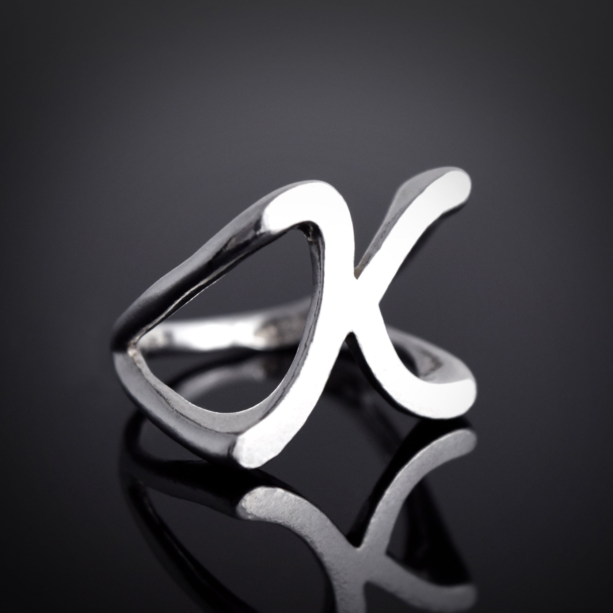 K Signet Ring