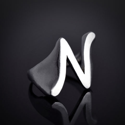 N Signet Ring