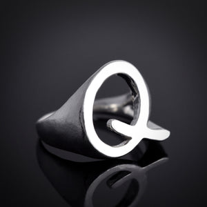 Q Signet Ring