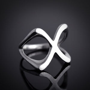 X Signet Ring